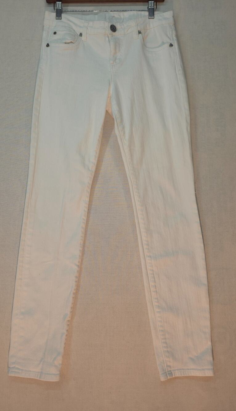 Kut from the Kloth Sienna Skinny White Jeans Size 6 Mid Rise Slimming‎